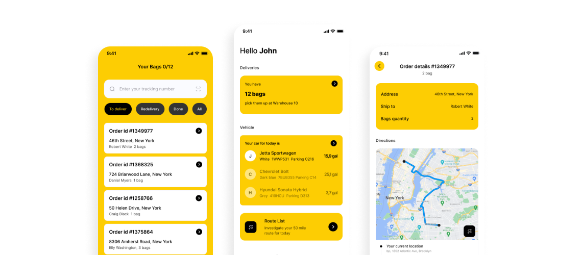 Mobile Luggage Delivery App Businessware Technologies