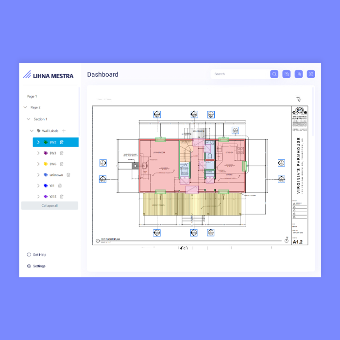 Architectural Drawing Recognition System