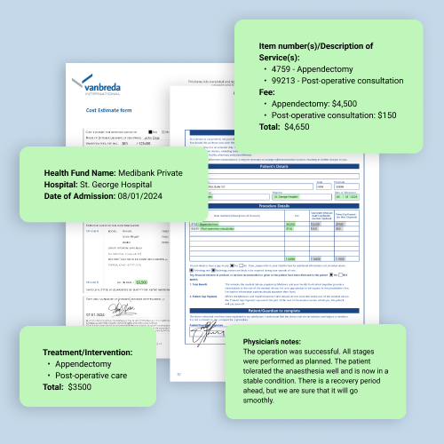 Electronic Medical Record Document Processing System