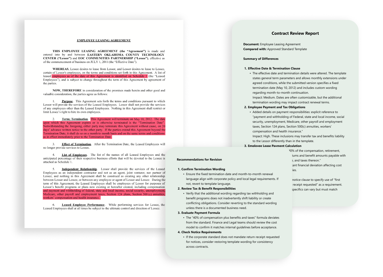 AI Agent for Intelligent Contract Review | Businessware Technologies